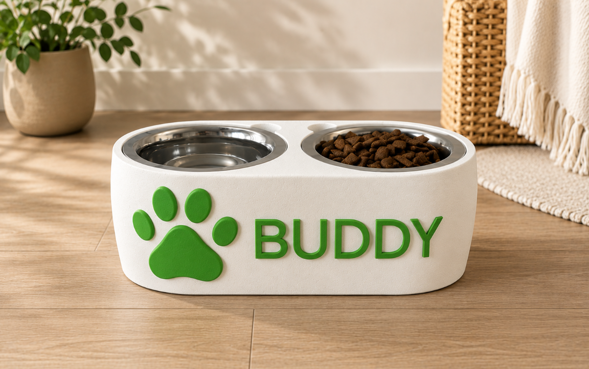 Combi voerbak Kat/Hond