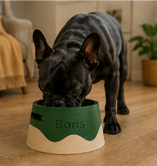 Gepersonaliseerde voerbak voor kat of hond