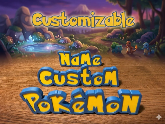gepersonaliseerde Pokémon naambord